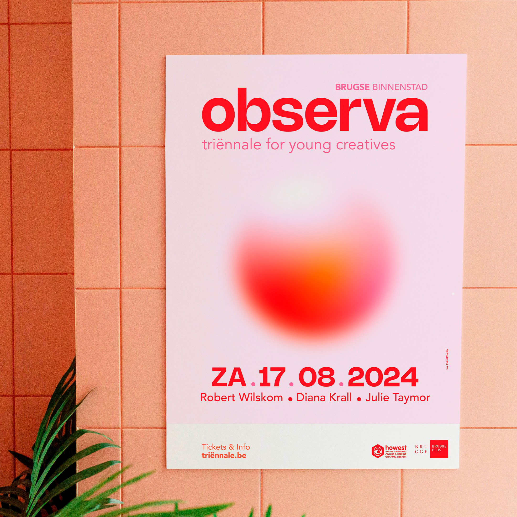 Observa poster voor jong talent event